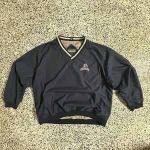 Vintage Harvard Square Pittsburgh Panthers Sweatshirt Mens V-Neck Windbreaker